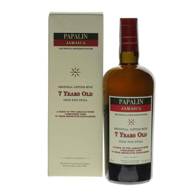 RUM JAMAICA PAPALIN 7YEARS OLD ROSSA (1 pz) ASTUCCIATO
